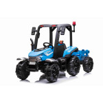 Elektrický traktor Blast s vlečkou - modrá